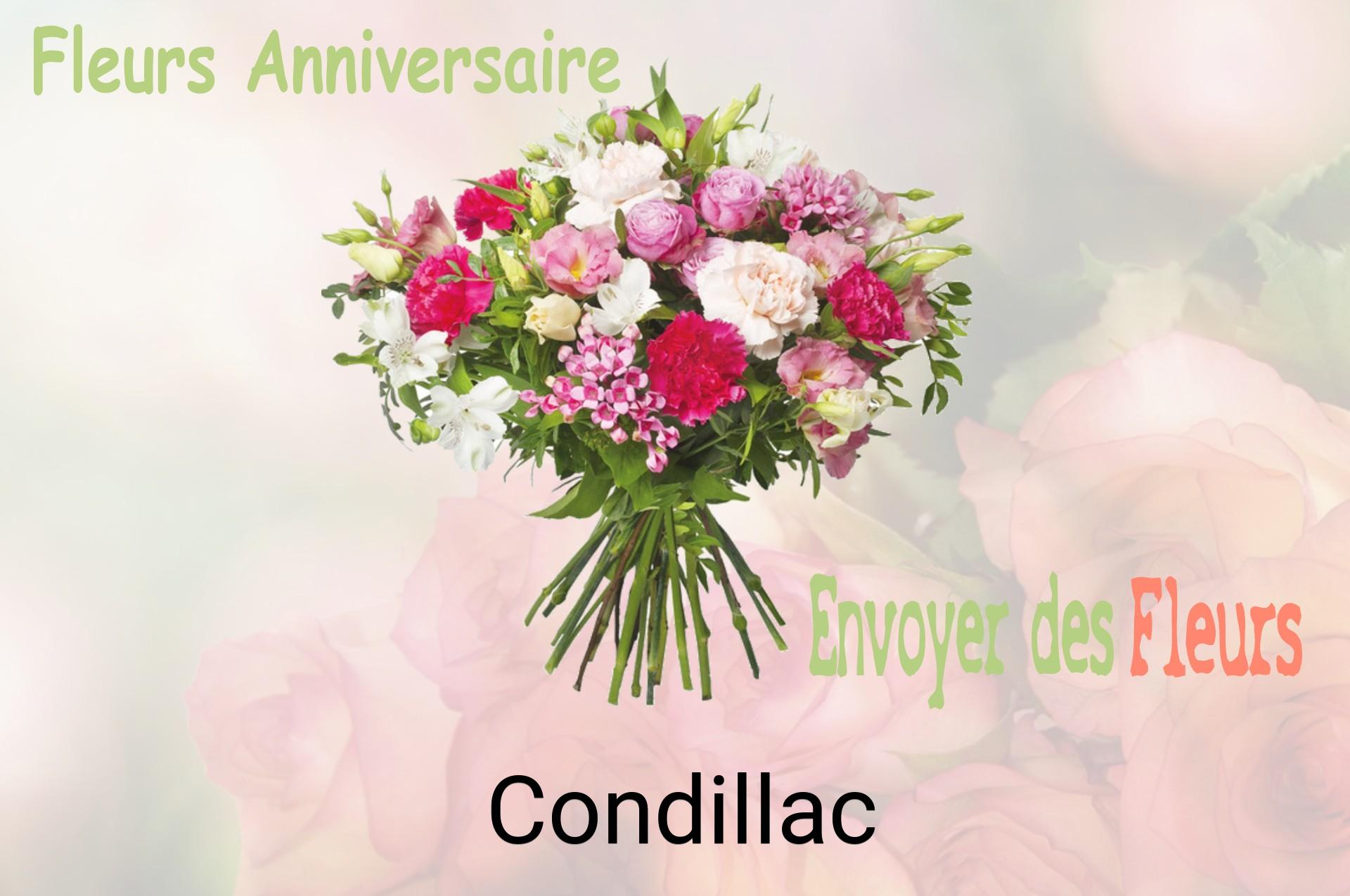 Bouquet de fleurs d’anniversaire livré à Condillac