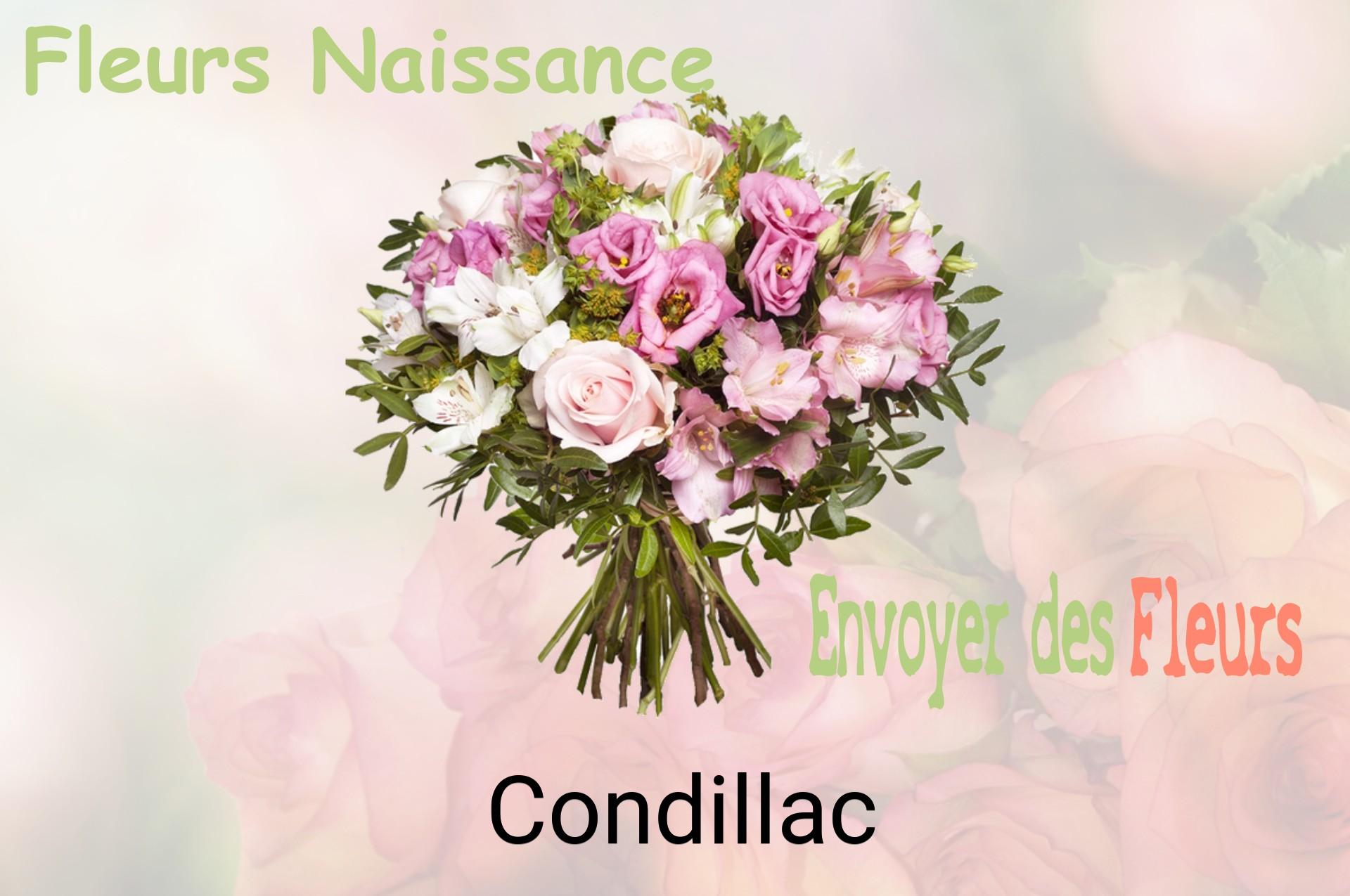 Bouquet de fleurs de naissance livré à Condillac
